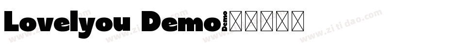 Lovelyou Demo字体转换